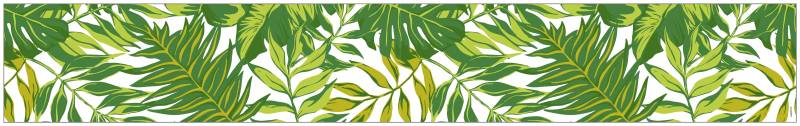 MySpotti Fensterfolie »Look Palm Leaves green«, halbtransparent, glattstatisch haftend, 200 x 30 cm, statisch haftend von MySpotti