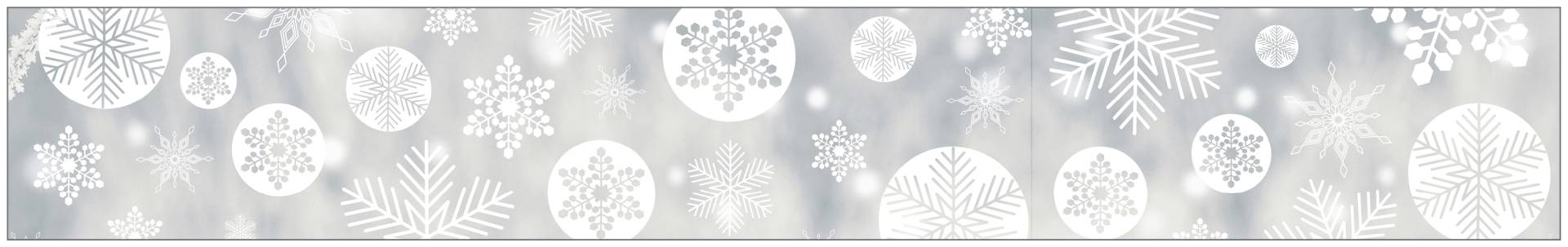 MySpotti Fensterfolie »Look Snowy white«, halbtransparent, glattstatisch haftend, 200 x 30 cm, statisch haftend von MySpotti