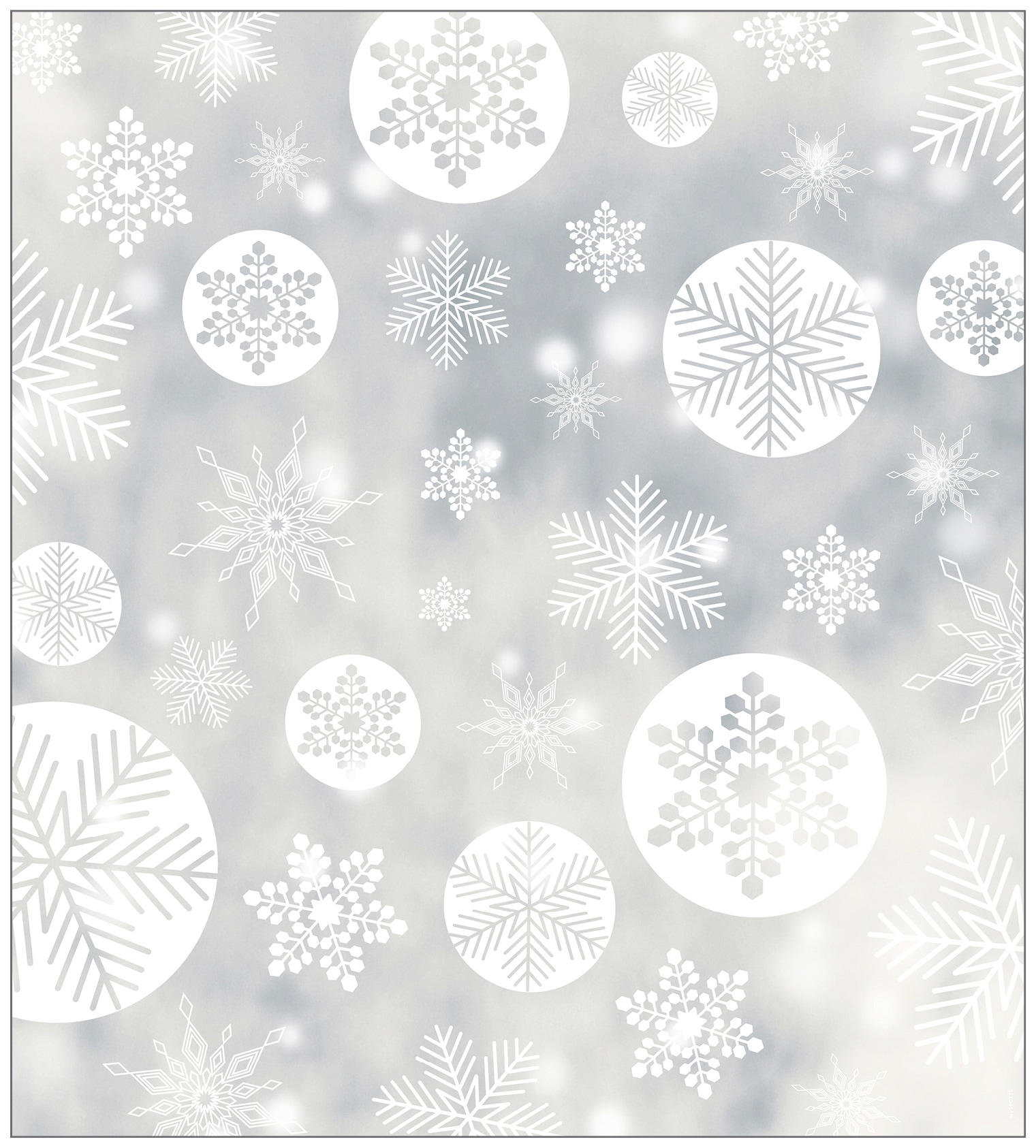 MySpotti Fensterfolie »Look Snowy white«, halbtransparent, glattstatisch haftend, 90 x 100 cm, statisch haftend von MySpotti