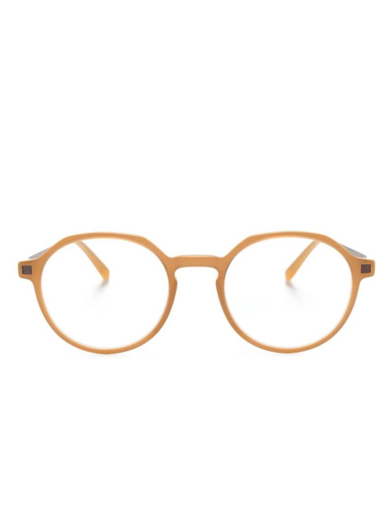 Mykita Bikki round-frame glasses - Brown von Mykita