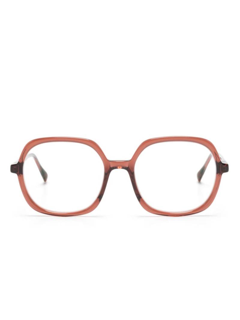 Mykita Farah square-frame glasses - Red von Mykita