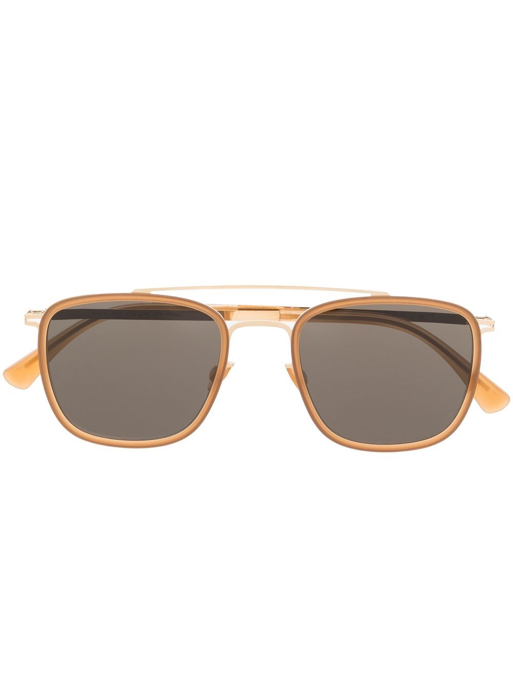 Mykita Jeppe square-frame sunglasses - Orange von Mykita