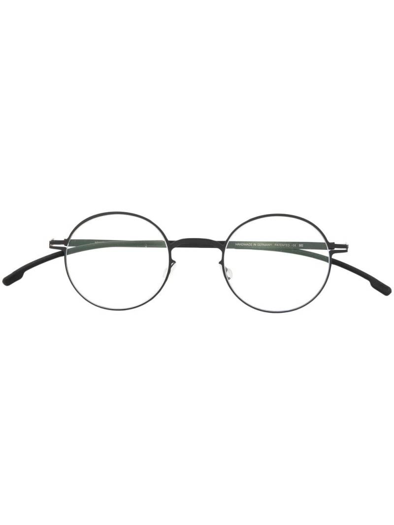 Mykita Knut round frame glasses - Black von Mykita