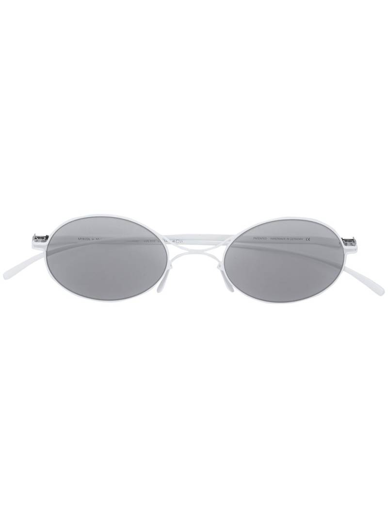 Mykita Mykita x Maison Margiela Oval sunglasses - White von Mykita