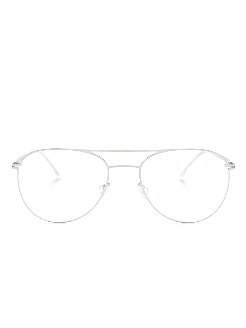 Mykita Niken pilot-frame glasses - Silver von Mykita