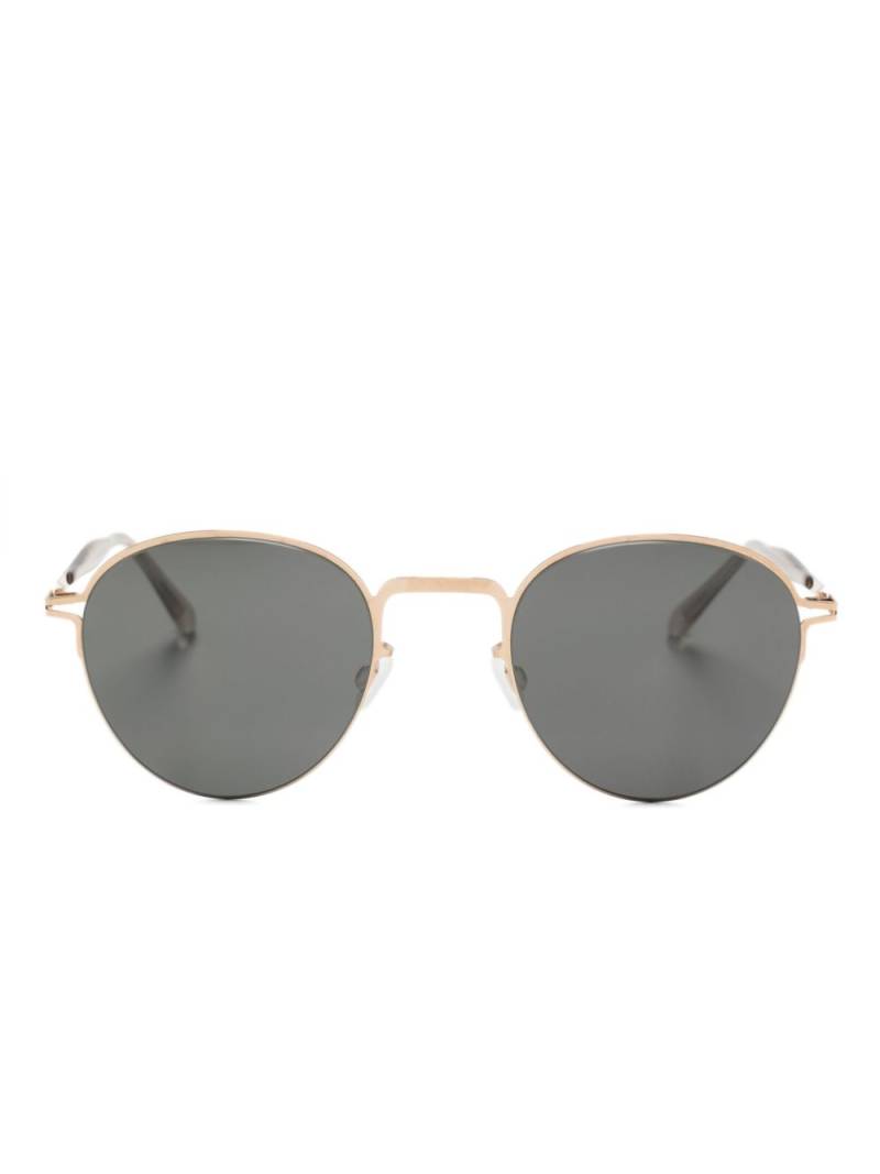 Mykita Tate half-rim sunglasses - Gold von Mykita