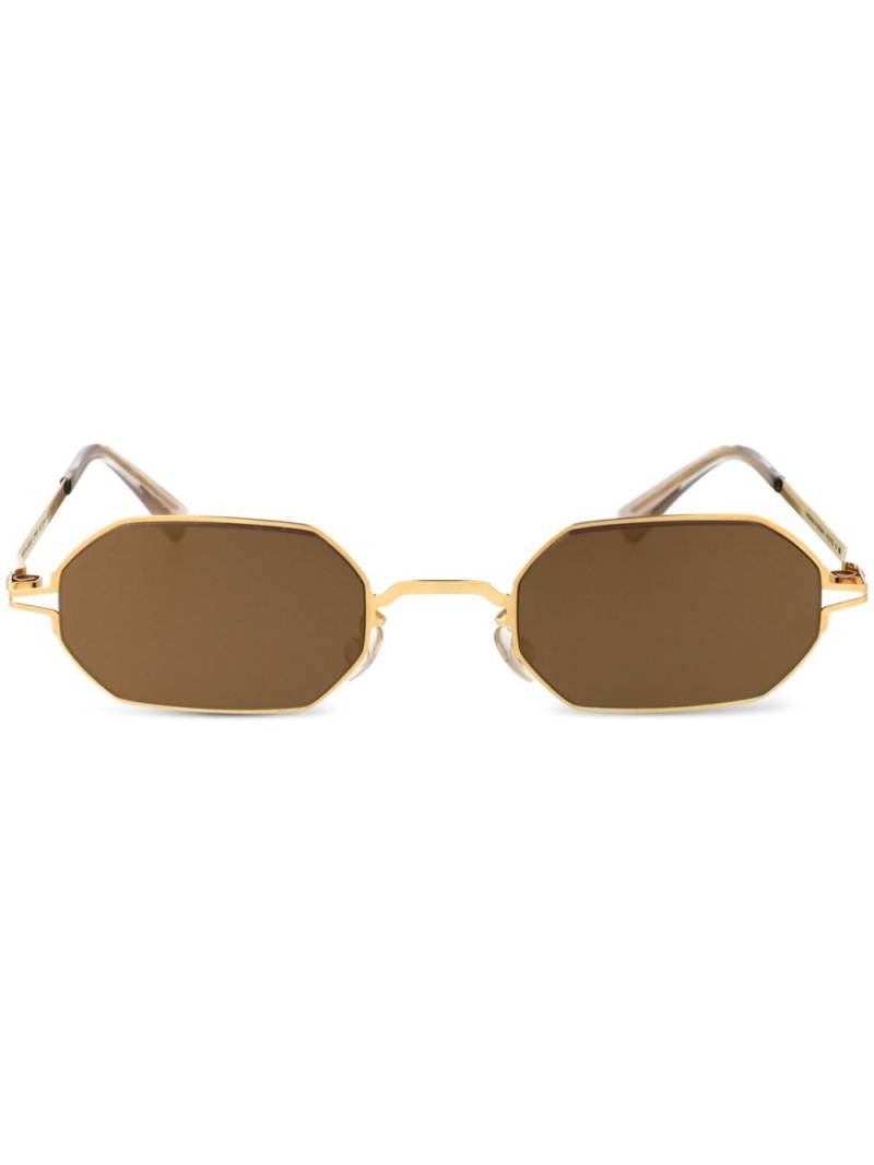 Mykita geometric-frame tinted sunglasses - Gold von Mykita