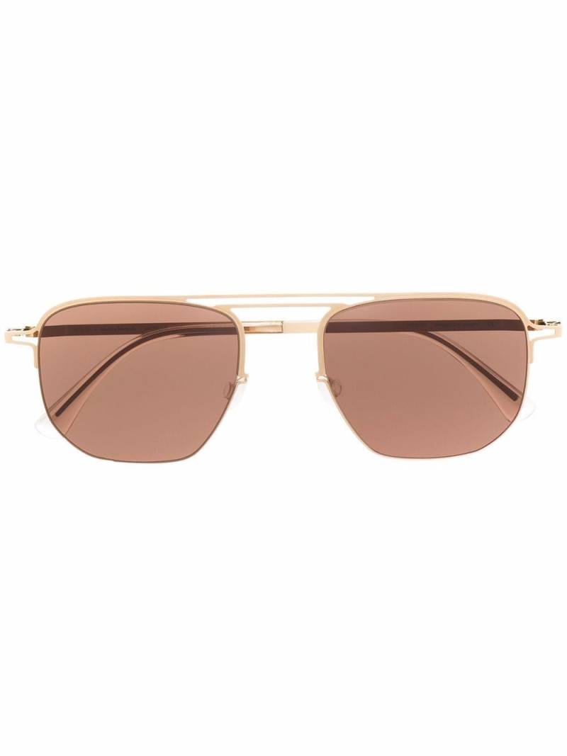 Mykita pilot-frame sunglasses - Gold von Mykita