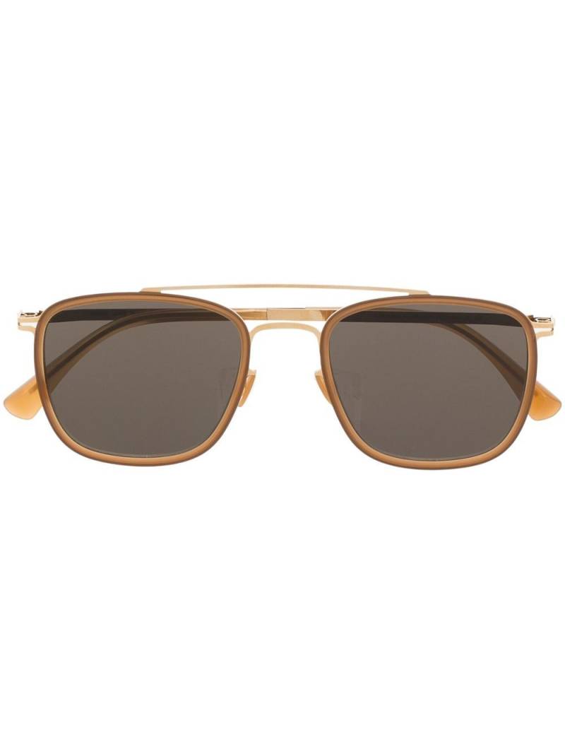 Mykita rectangle-frame sunglasses - Neutrals von Mykita