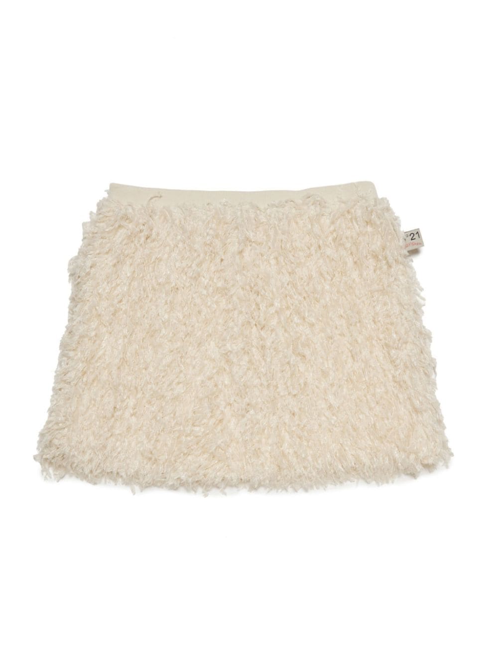 Nº21 Kids faux-fur skirt - Neutrals von Nº21 Kids