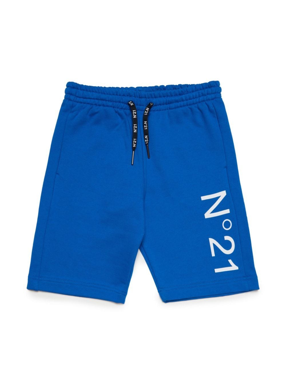 Nº21 Kids logo-print cotton shorts - Blue von Nº21 Kids