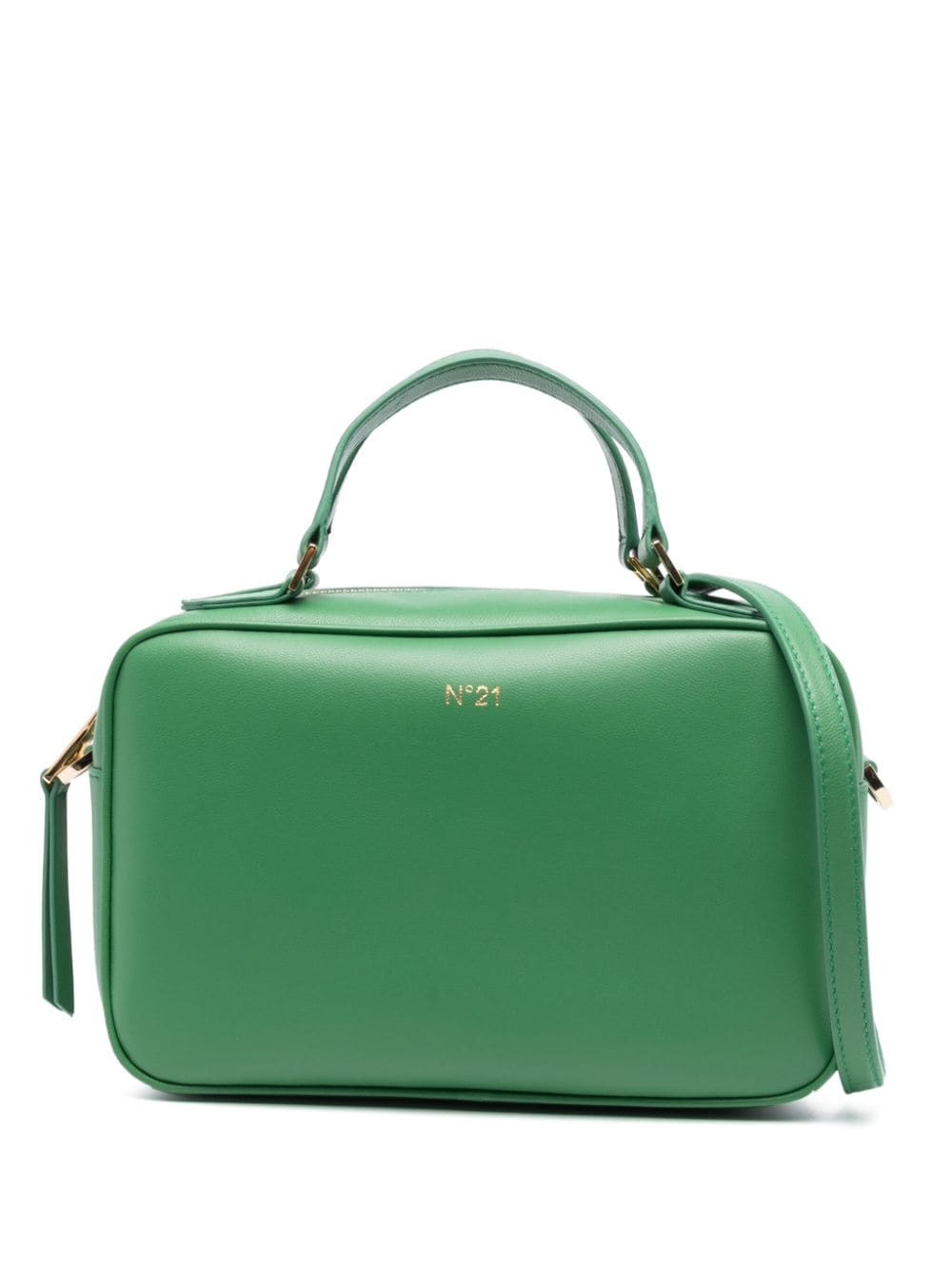 Nº21 Bauletto leather shoulder bag - Green von Nº21