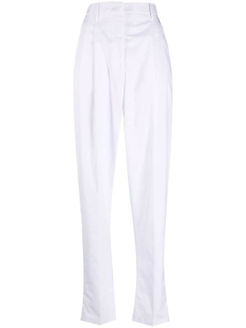 Nº21 high-waisted tapered trousers - White von Nº21