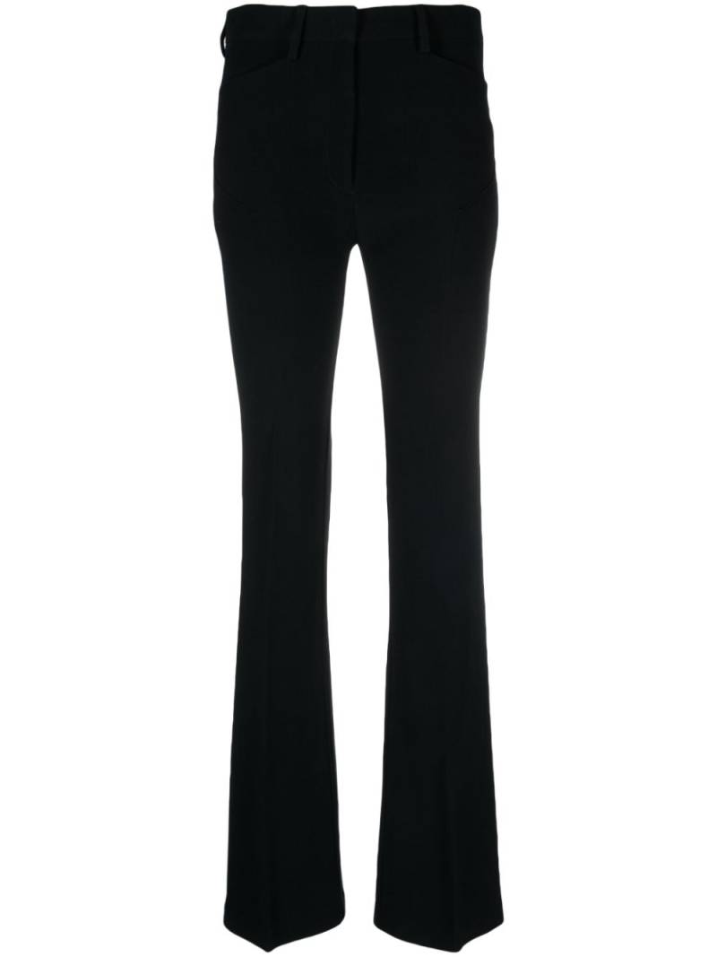 Nº21 mid-rise flared trousers - Black von Nº21