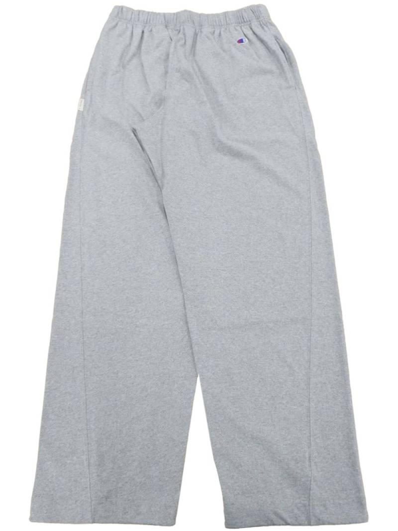 N.HOOLYWOOD cotton track pants - Grey von N.HOOLYWOOD