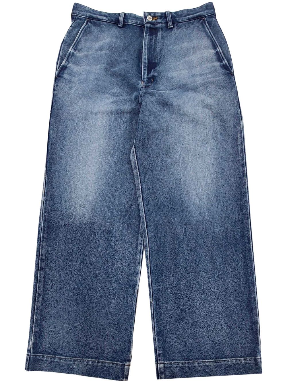 N.HOOLYWOOD wide-leg jeans - Blue von N.HOOLYWOOD