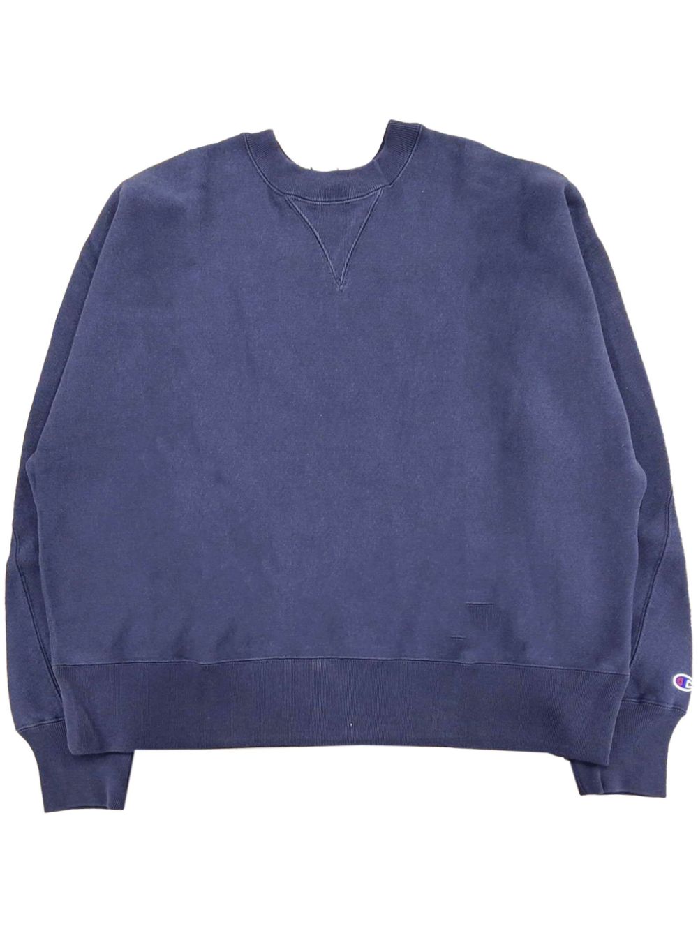 N.HOOLYWOOD x Champion logo-patch sweatshirt - Blue von N.HOOLYWOOD