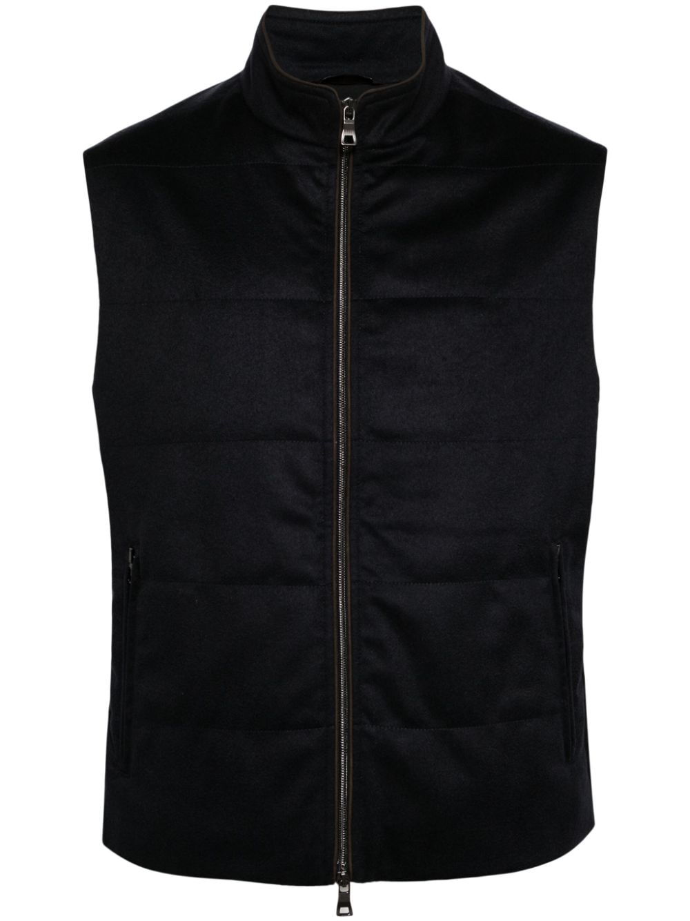 N.Peal Belgravia quilted cashmere gilet - Blue von N.Peal