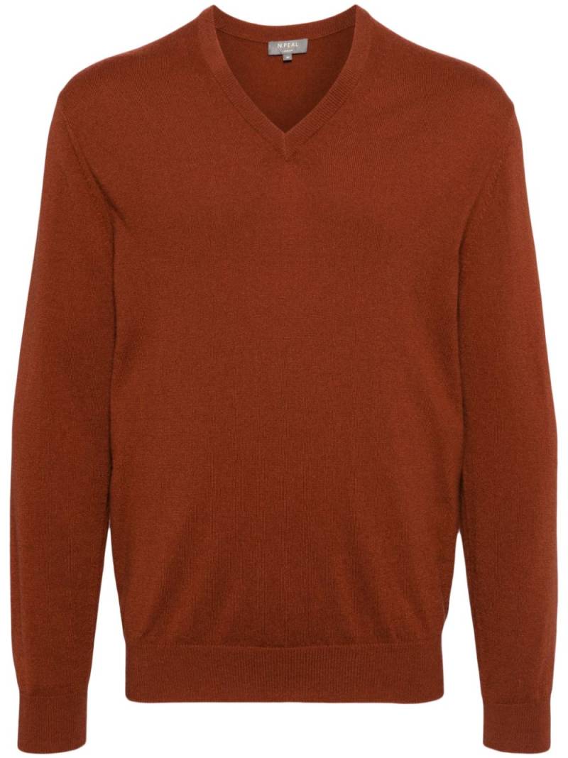 N.Peal Burlington organic-cashmere jumper - Orange von N.Peal