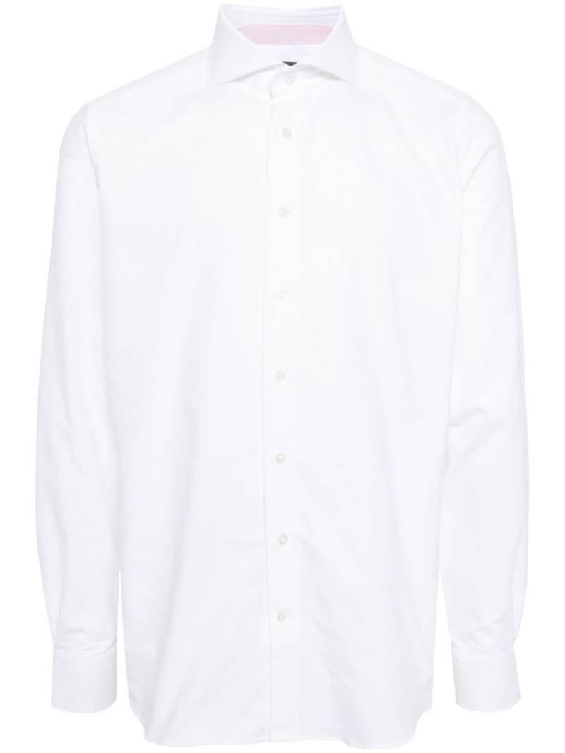 N.Peal Cannes flannel shirt - White von N.Peal