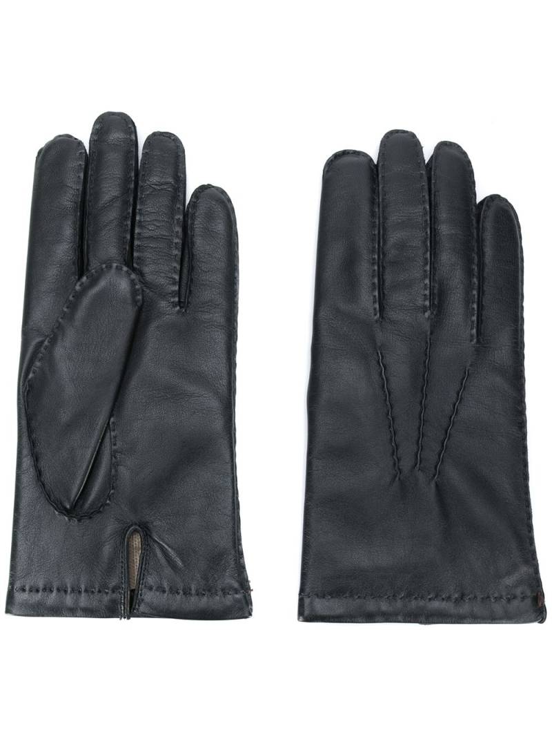 N.Peal Chelsea leather gloves - Black von N.Peal