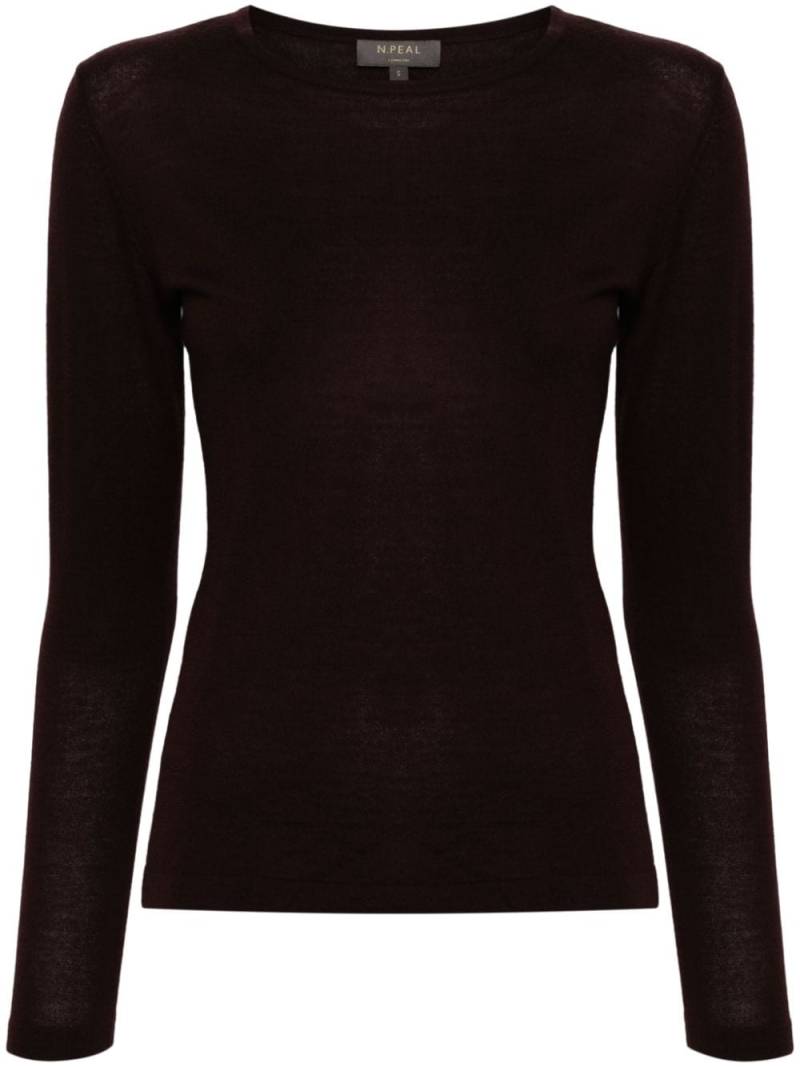 N.Peal Eden round-neck jumper - Brown von N.Peal