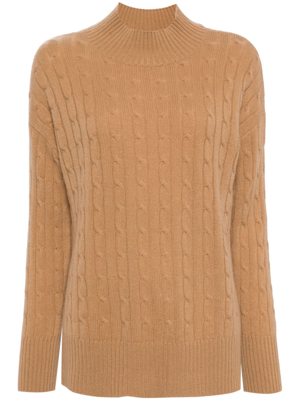 N.Peal Esme cable-knit jumper - Brown von N.Peal