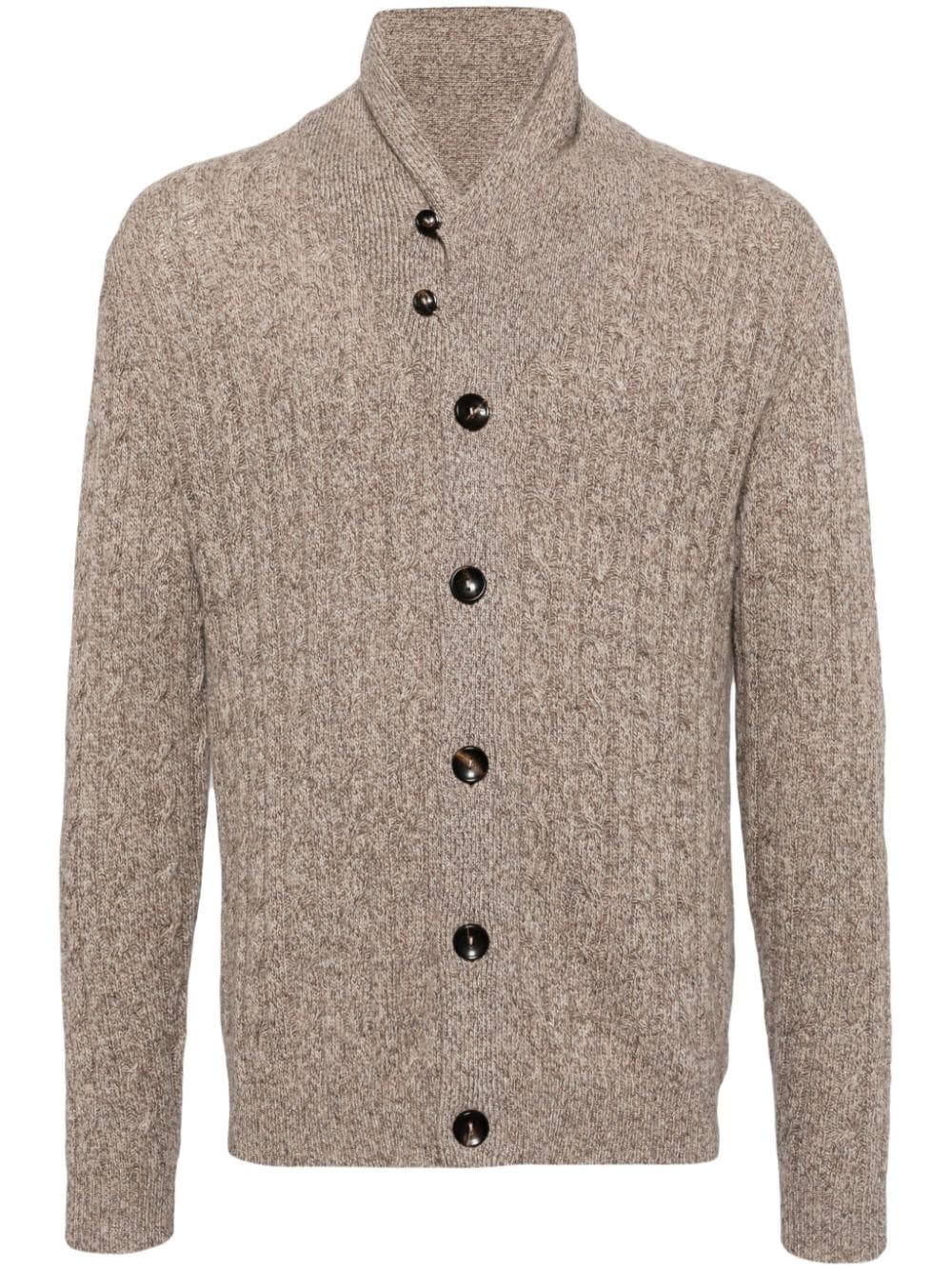 N.Peal Garrick Shawl cashmere cardigan - Neutrals von N.Peal