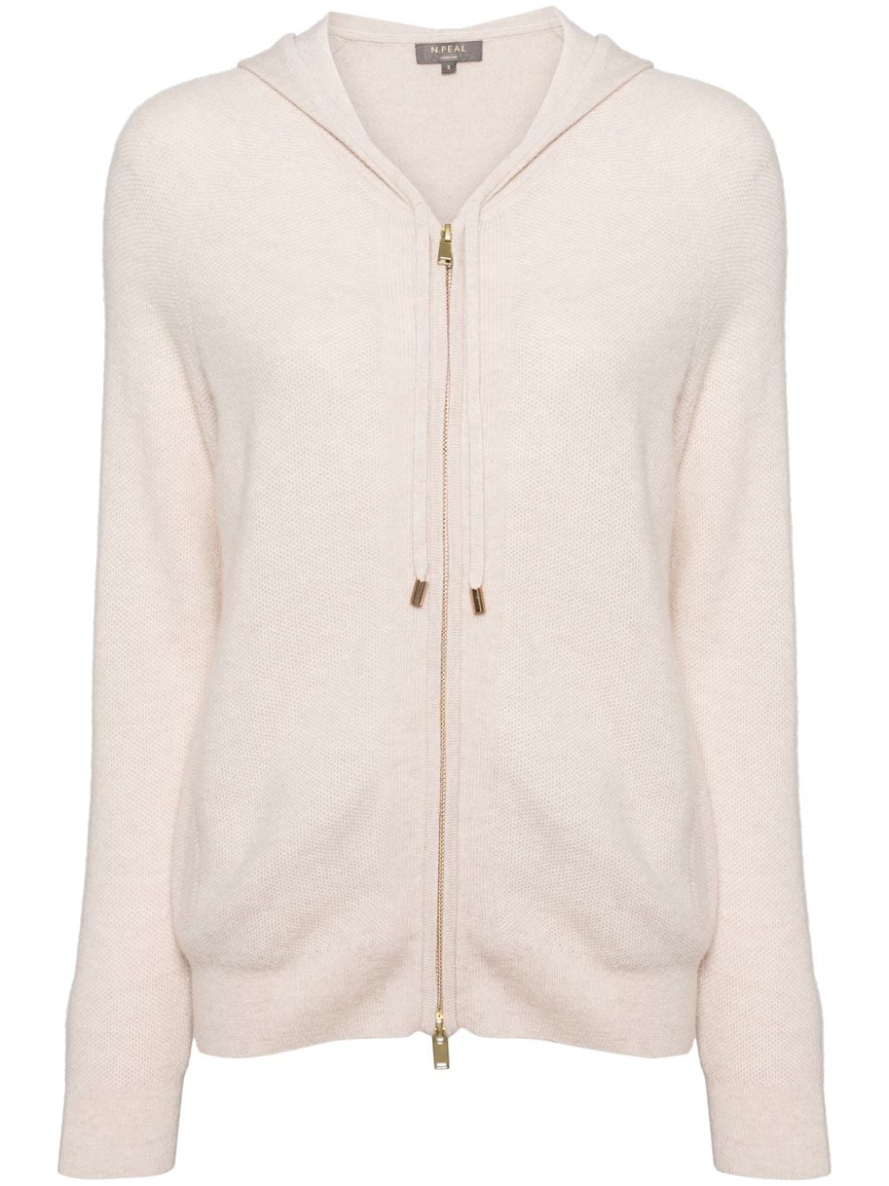 N.Peal Honeycomb knit hoodie - Neutrals von N.Peal