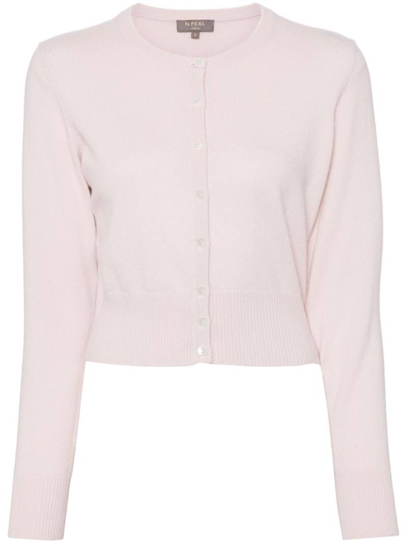 N.Peal Ivy cropped cashmere cardigan - Pink von N.Peal