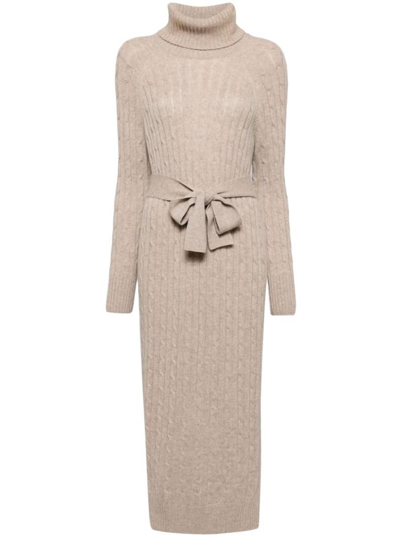 N.Peal Longline cashmere dress - Neutrals von N.Peal