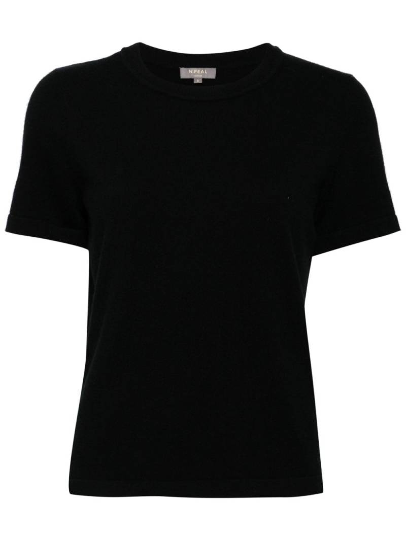 N.Peal Lottie cashmere T-Shirt - Black von N.Peal