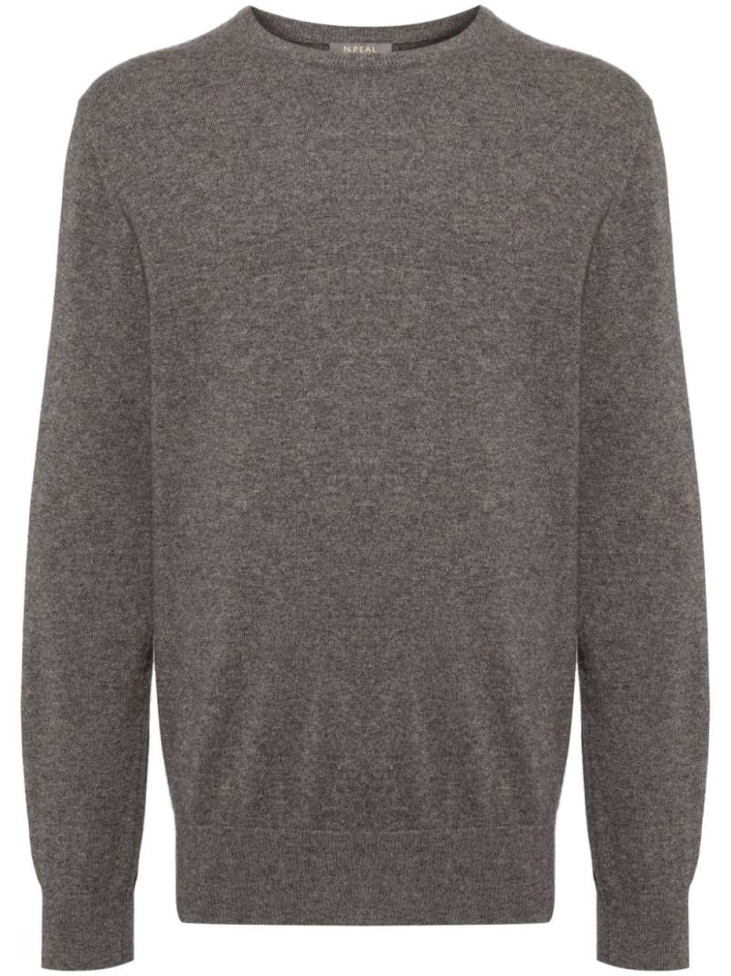 N.Peal Oxford round-neck jumper - Neutrals von N.Peal