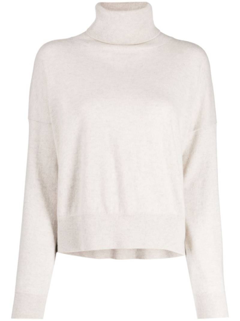 N.Peal Relaxed roll-neck jumper - Grey von N.Peal