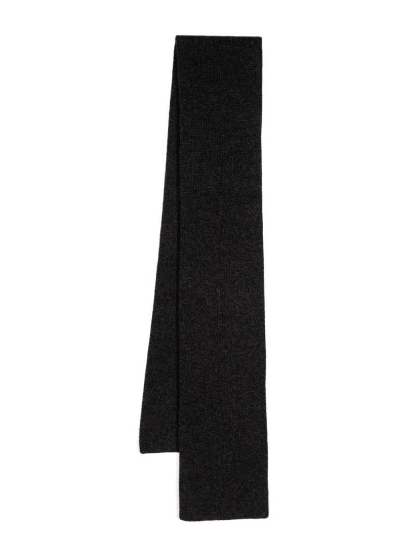 N.Peal Ribbed scarf - Black von N.Peal