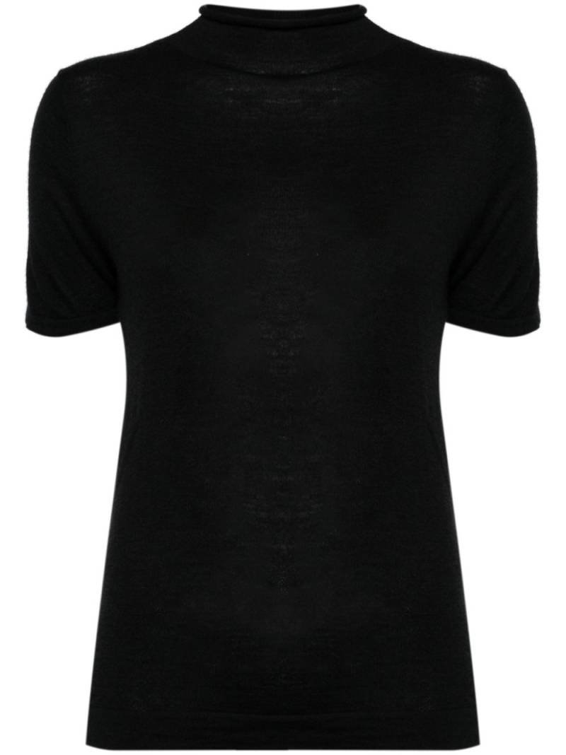 N.Peal Rosie cashmere T-shirt - Black von N.Peal