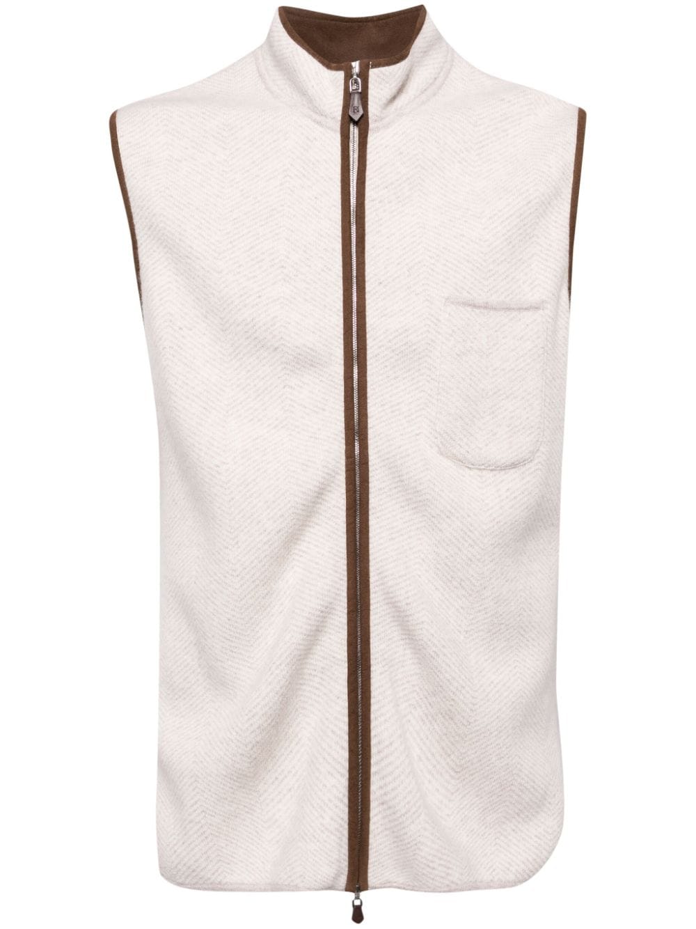 N.Peal Shaftsbury gilet - Neutrals von N.Peal