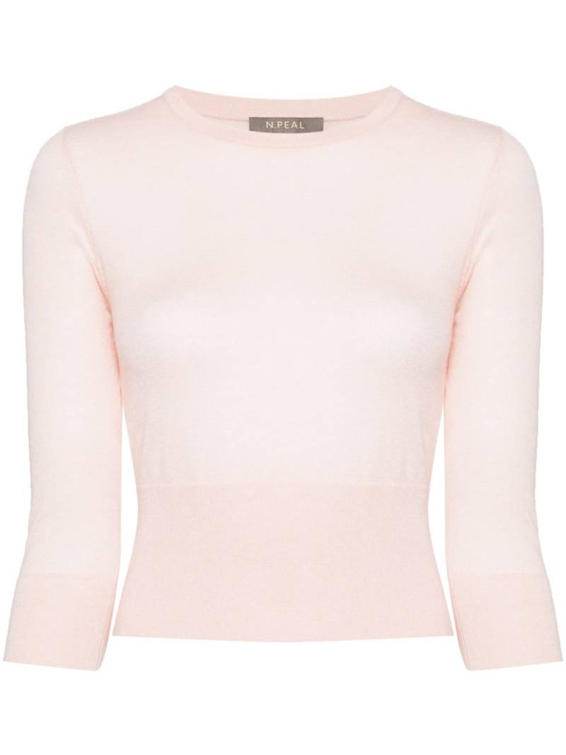 N.Peal Superfine cashmere jumper - Pink von N.Peal