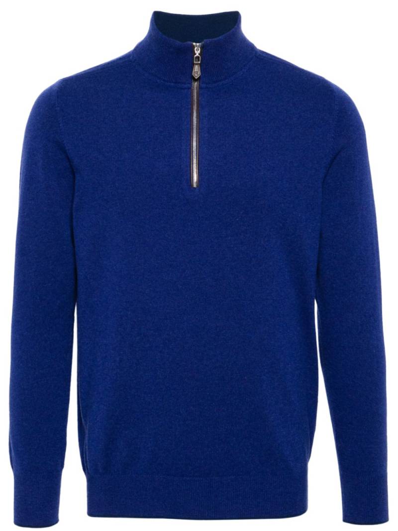 N.Peal The Carnaby cashmere cardigan - Blue von N.Peal