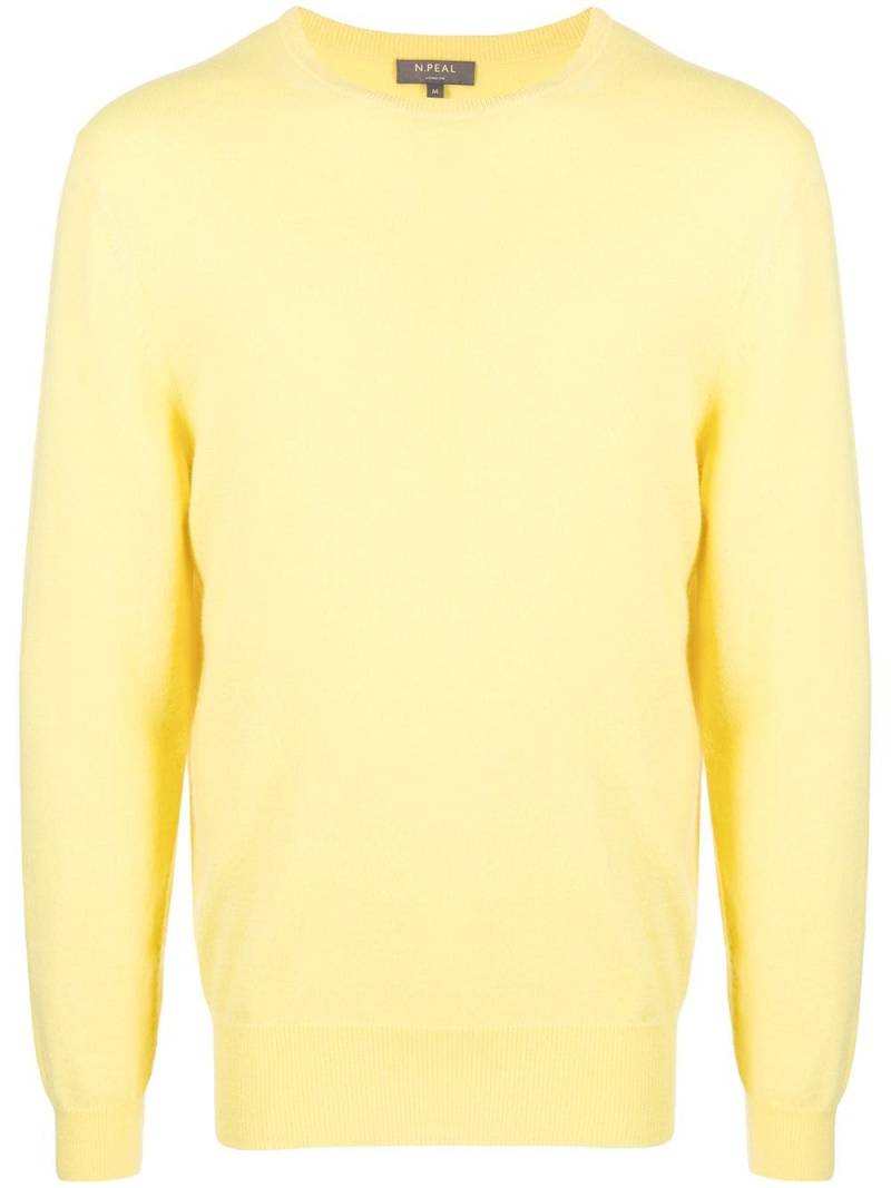 N.Peal The Oxford crew neck sweater - Yellow von N.Peal