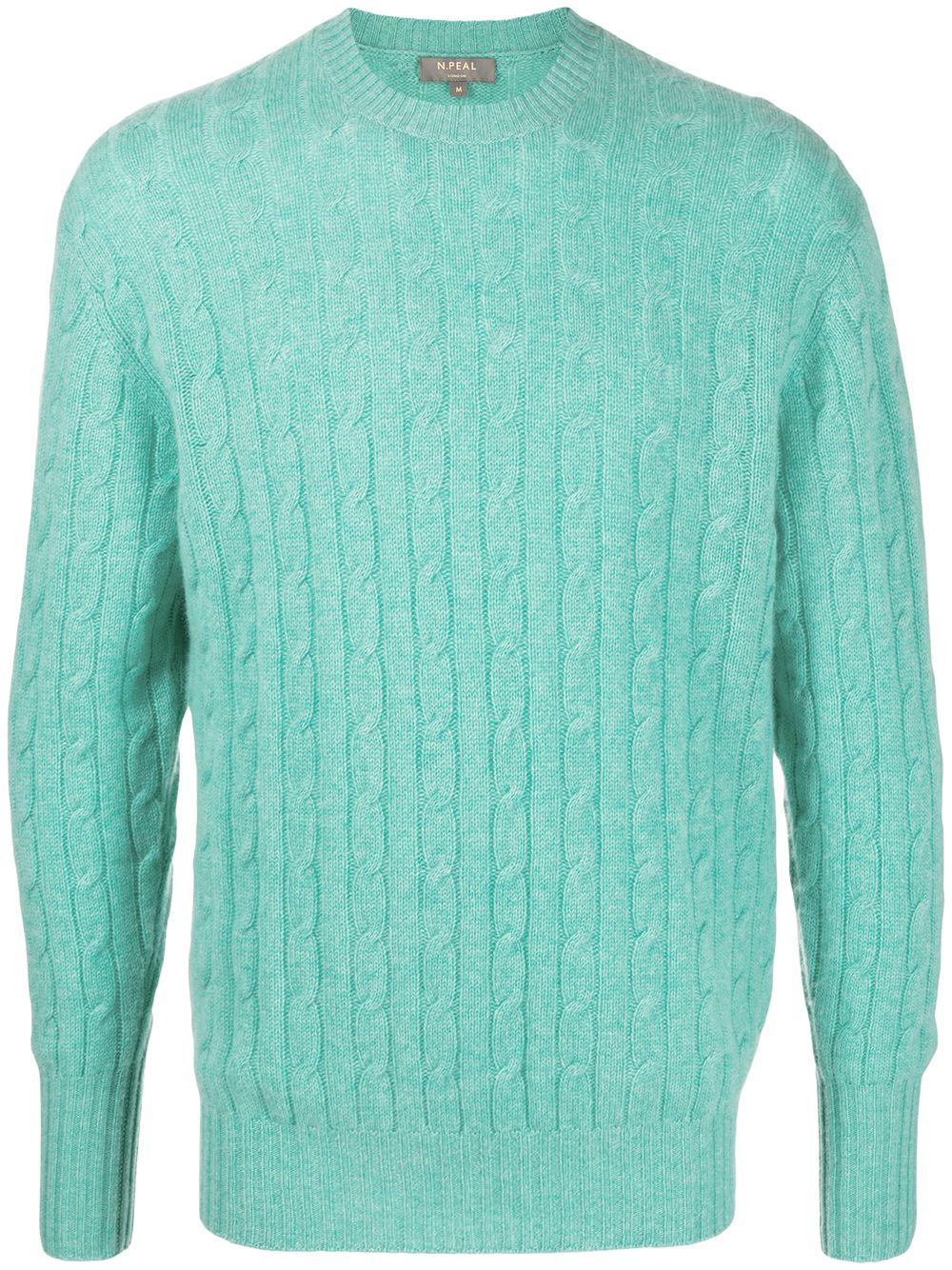 N.Peal cable-knit cashmere jumper - Green von N.Peal