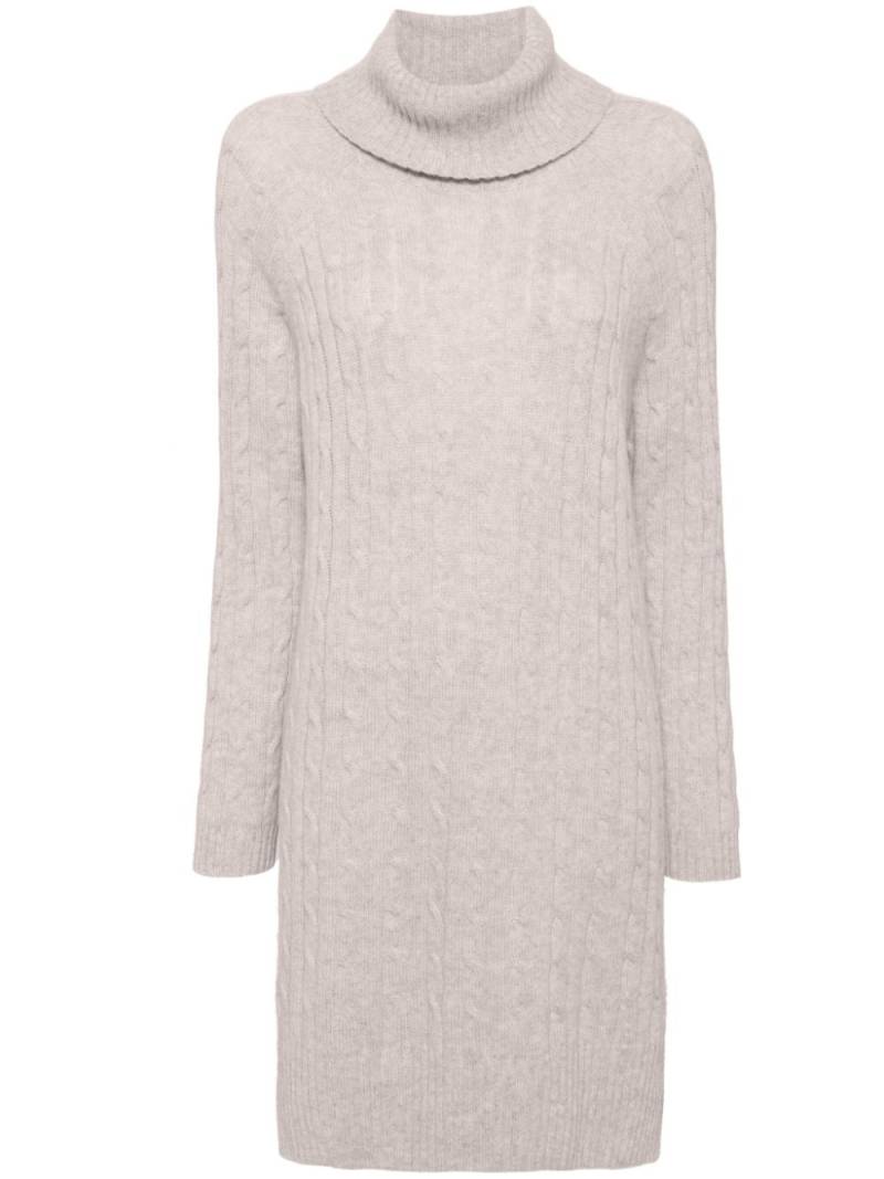 N.Peal cable-knit roll-neck jumper - Neutrals von N.Peal