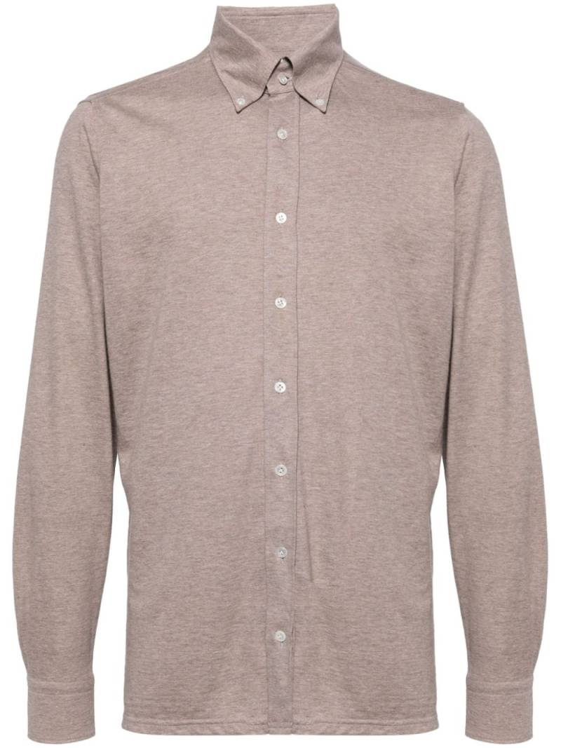 N.Peal cotton-cashmere blend shirt - Neutrals von N.Peal