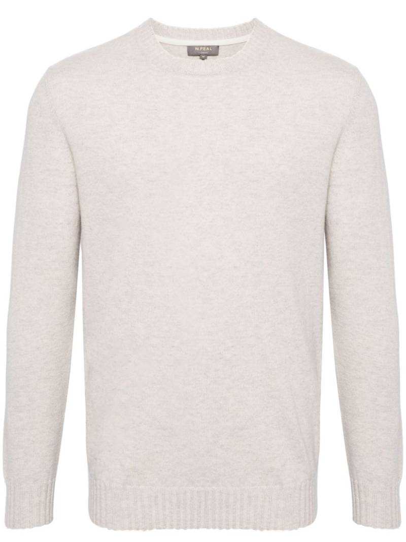 N.Peal crew-neck cashmere jumper - Grey von N.Peal