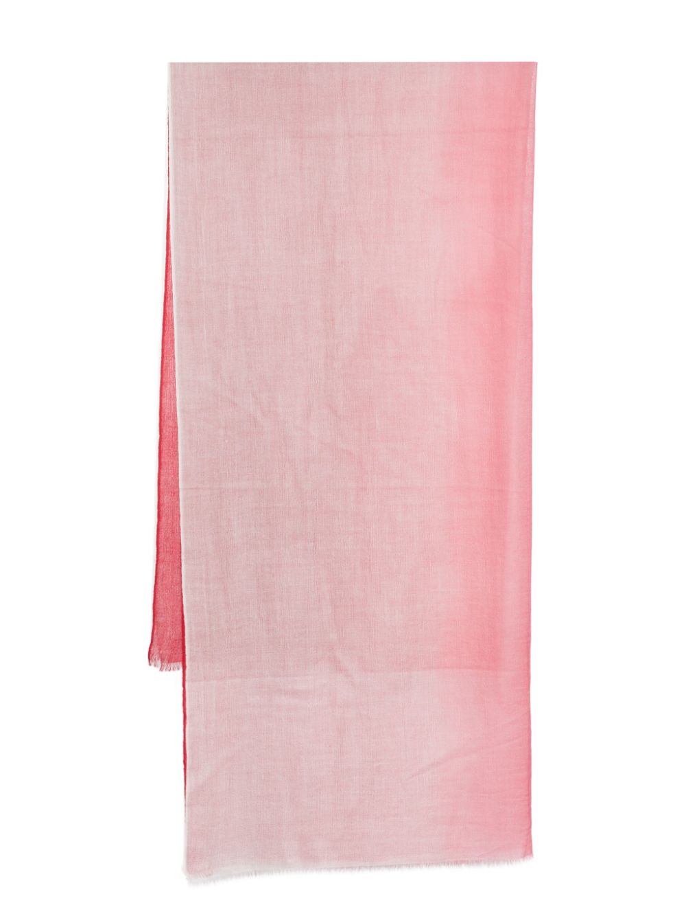 N.Peal dip-dyed cashmere scarf - Red von N.Peal