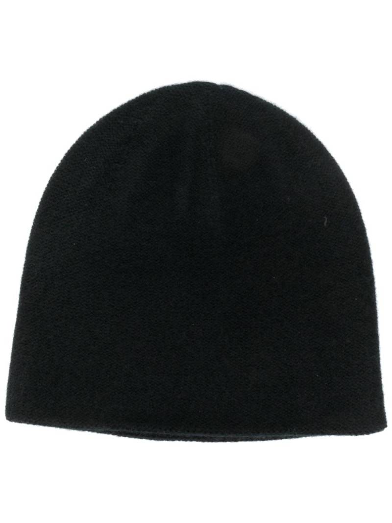 N.Peal double layer beanie - Black von N.Peal