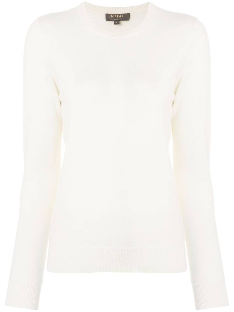 N.Peal fine cashmere sweater - Neutrals von N.Peal