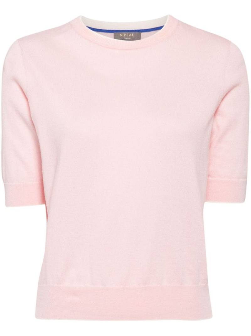 N.Peal fine-knit T-shirt - Pink von N.Peal