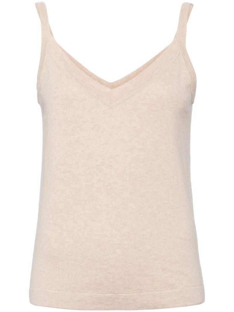 N.Peal fine-knit cami top - Neutrals von N.Peal