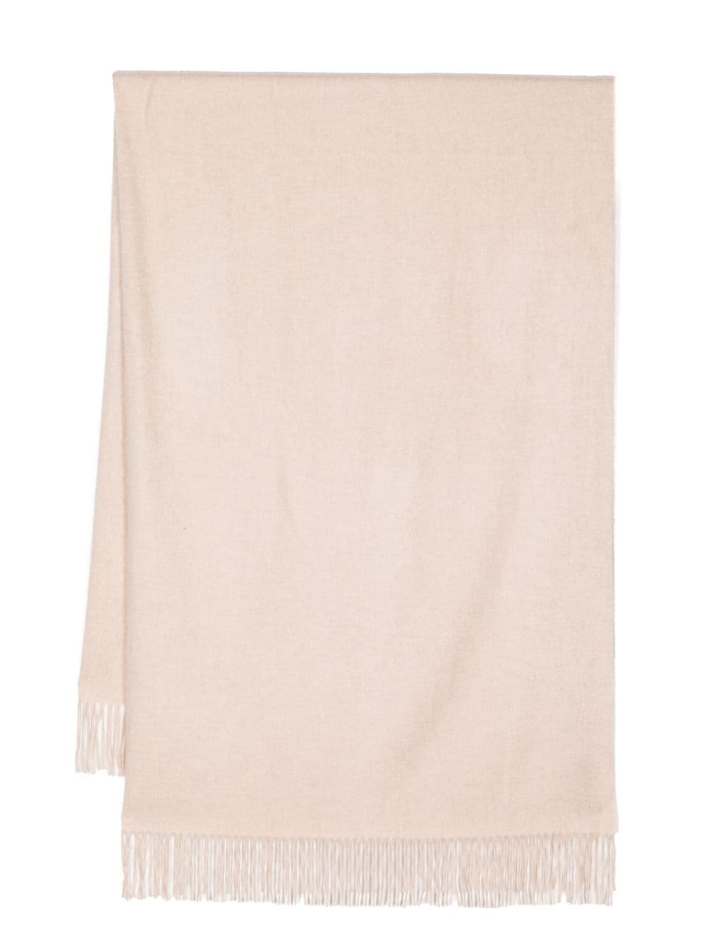 N.Peal fine-knit cashmere blanket - White von N.Peal